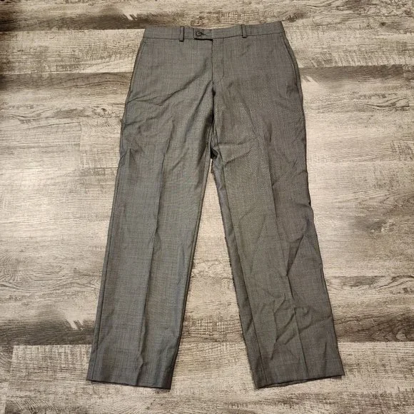 slim fit dress slacks Calvin Klein Slim-Fit Wool-Blend Stretch Suit Pants MSRP $200 – DGFOutlet